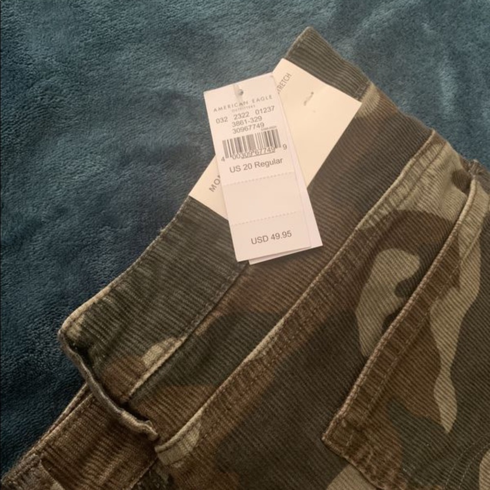 Army fatigue mom jeans
